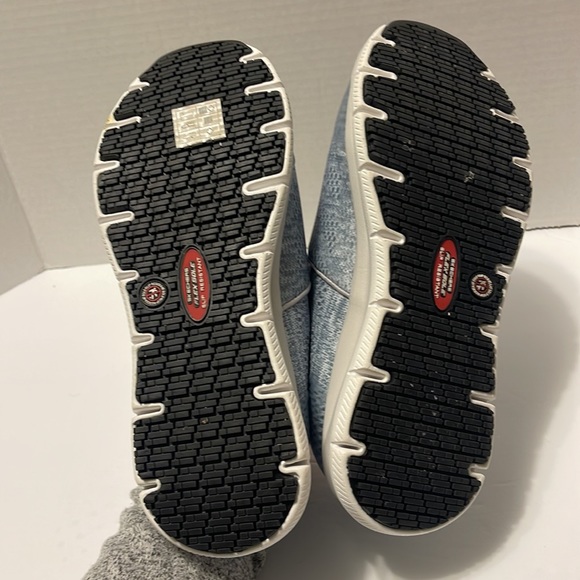 Skechers Slip Resistant Women’s Size 7.5 Gray Relaxed Fit Memory Foam Work Shoes - Picture 10 of 10